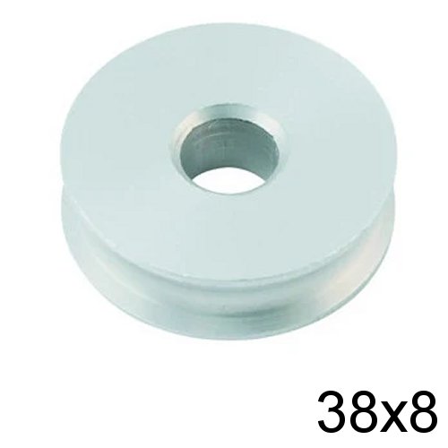 Holt Allen Seilscheibe Aluminium 38 x 8 HA 83