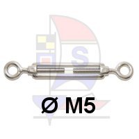 Spannschloss Auge/ Auge M5