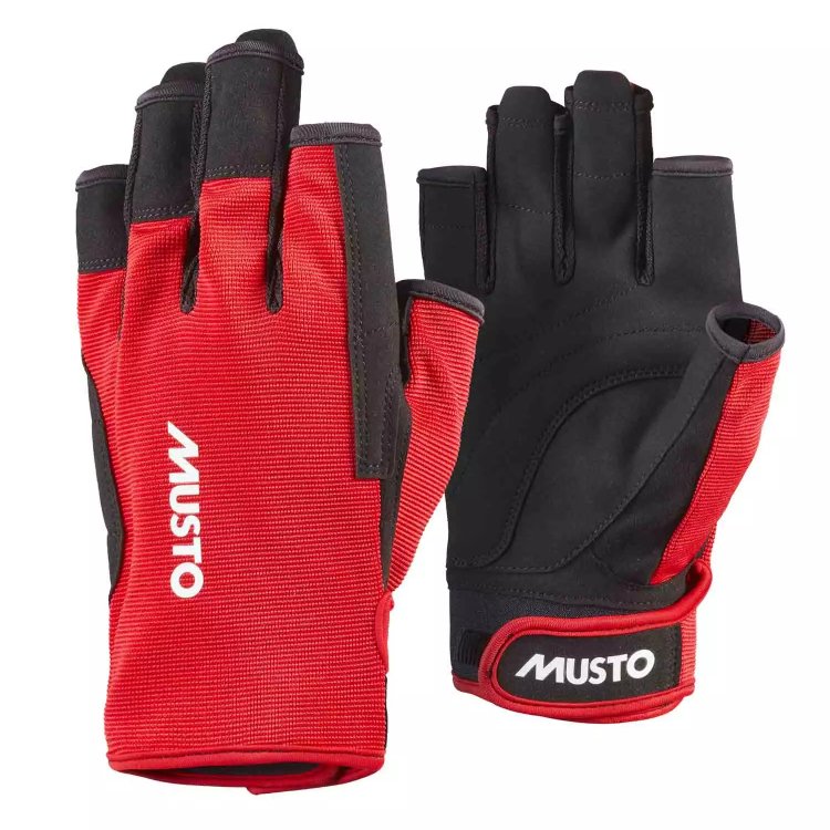 Musto Essential Segelhandschuhe rot