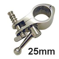 Rohrmittelgelenkstück aufklappbar mit Knebel 25mm