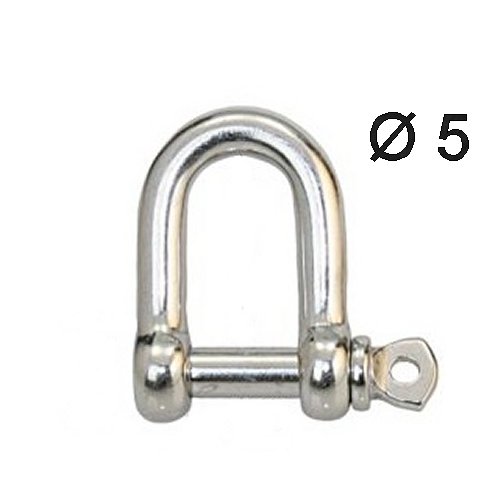 Schäkel Edelstahl gerade 5mm