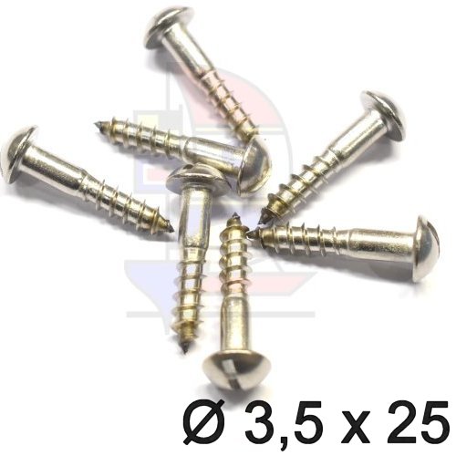 Halbrundkopfschraube 3,5 (DIN 96) 25mm