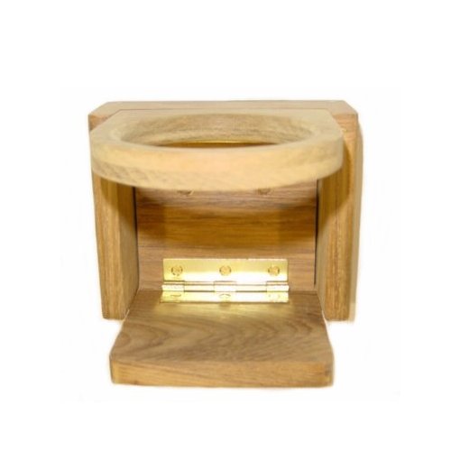 Klappbarer Glashalter Teak