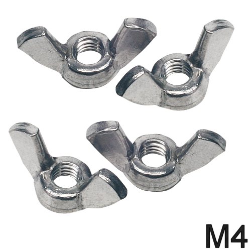 Flügelmutter Edelstahl V2A (DIN 315) M4