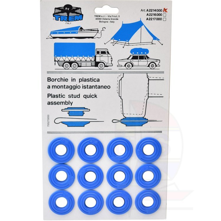 Planenöse Kunststoff 15mm / 12 St.