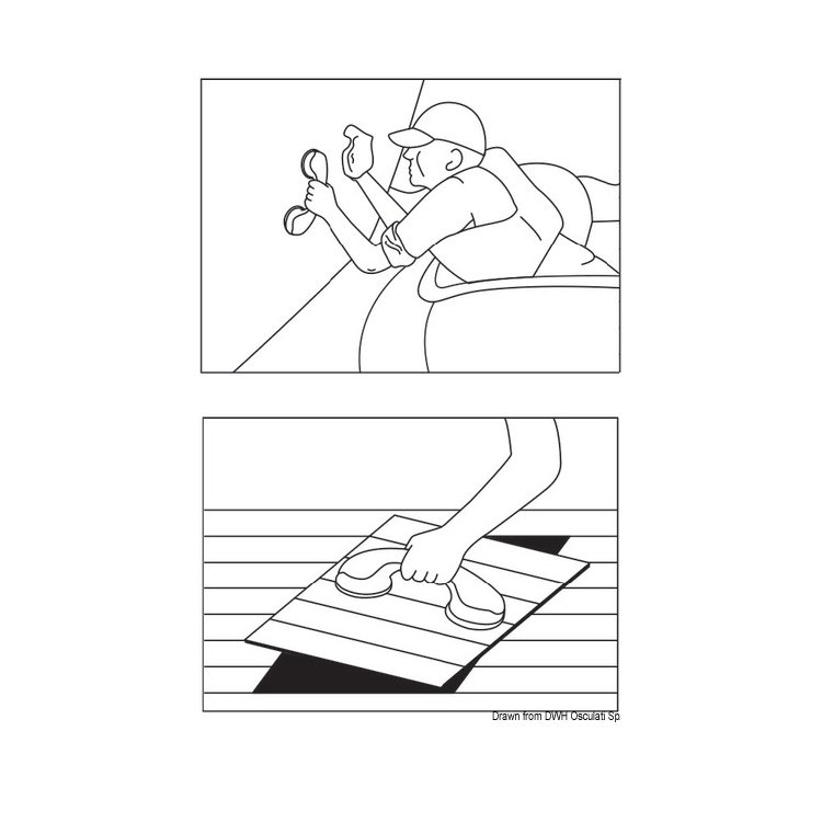 Griff mit Saugnäpfen