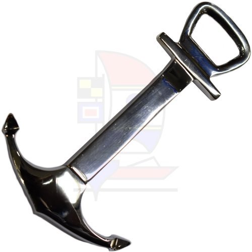 Flaschenöffner Anker Typ III Messing verchromt