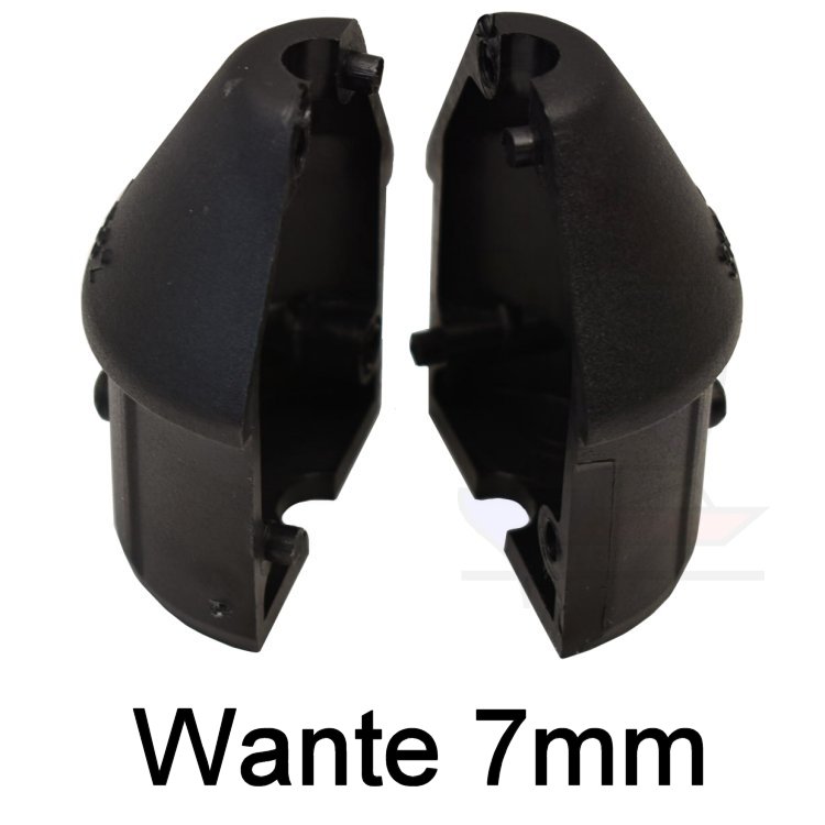 1 Paar Selden Toppkappenhälften für 7mm 319-581