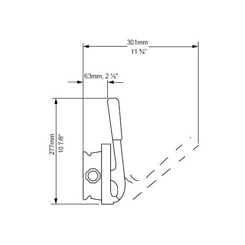 Gusher Urchin Schottmontage - Hebel fest
