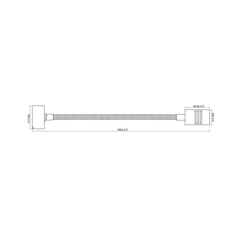 Kartentischleuchte LED 300mm weiß