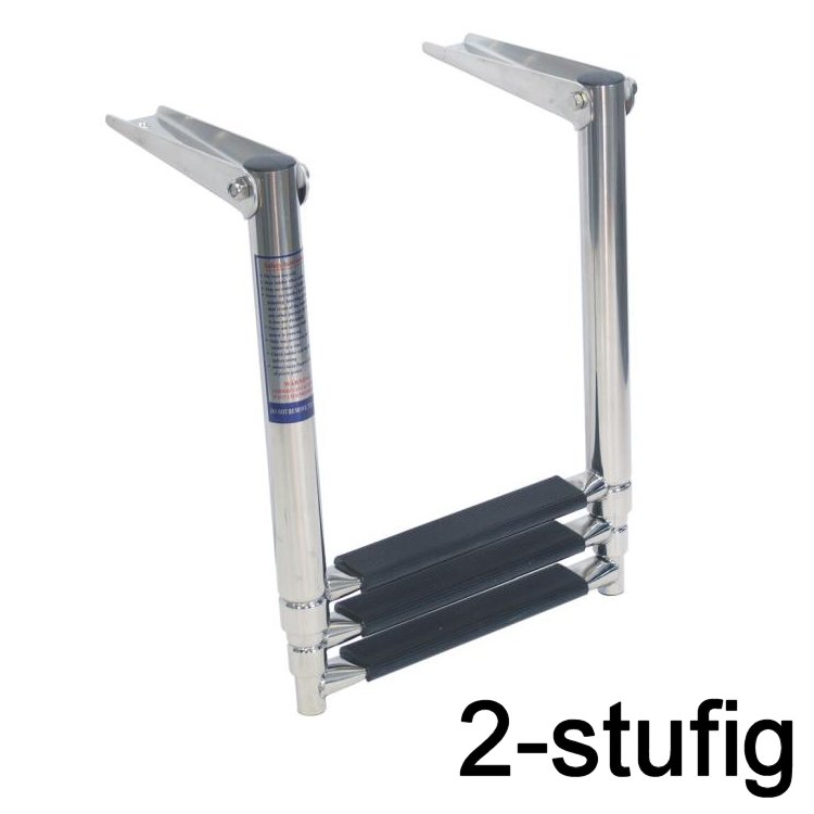 Badeleiter für Badeplattform 2-stufig