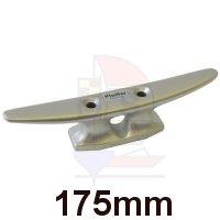 Belegklampe mit hohem Fuß 175mm silber