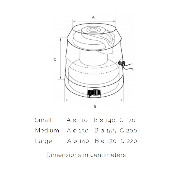 1 Paar G-Nautics Winschhutzen Gr. M weiß