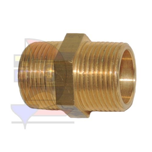 Doppelnippel Messing