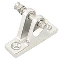 Unterteil gerade für Rohrendstück mit Klappbolzen Niro