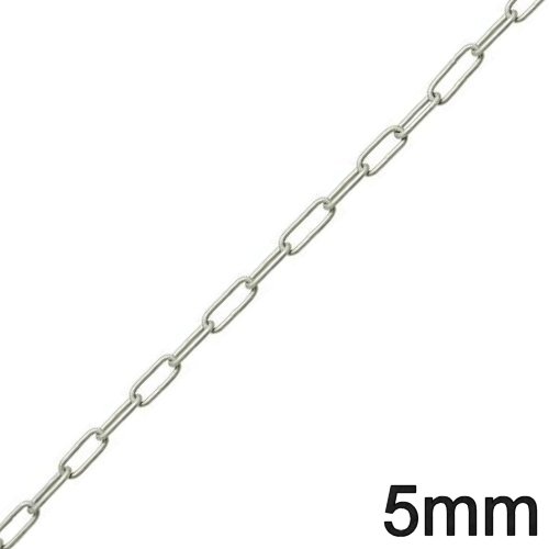 Kette verzinkt langgliedrig 5mm