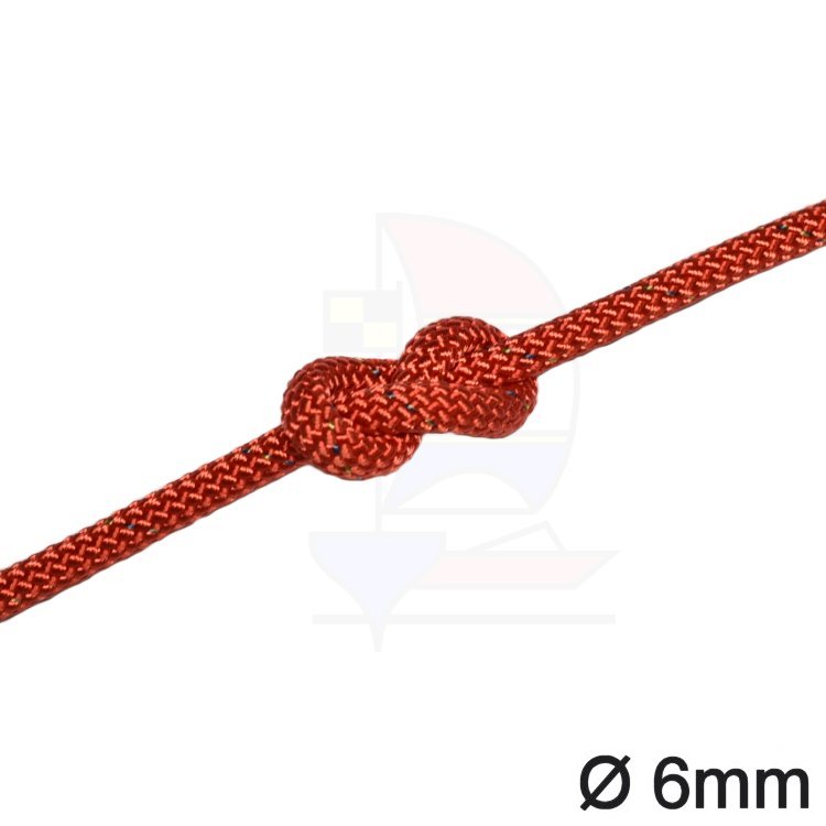 Leine Liros Herkules Color 6mm rot