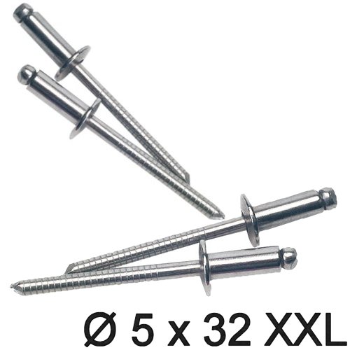 Popniete 5mm Edelstahl 32mm