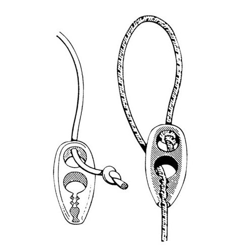 Segeleinbinder-Clip lila