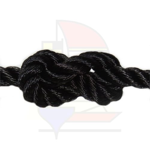 Leine Liros Polyester 3-fach geschlagen schwarz