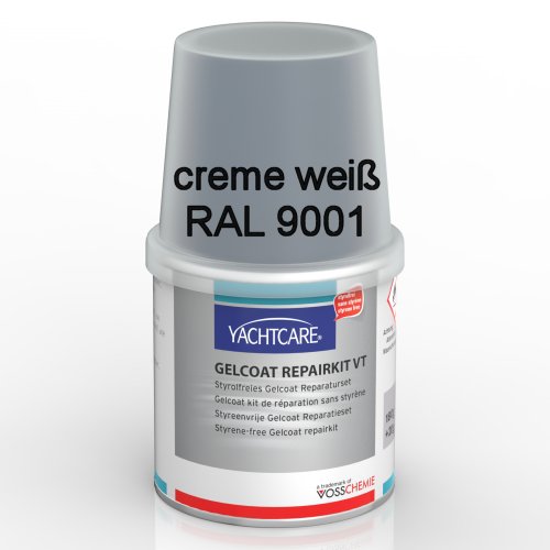 YachtCare Gelcoat Reparaturset VT 200g creme weiß