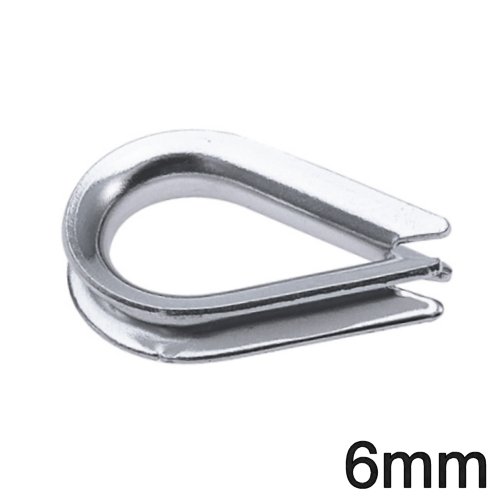 Kausche verzinkt 6mm