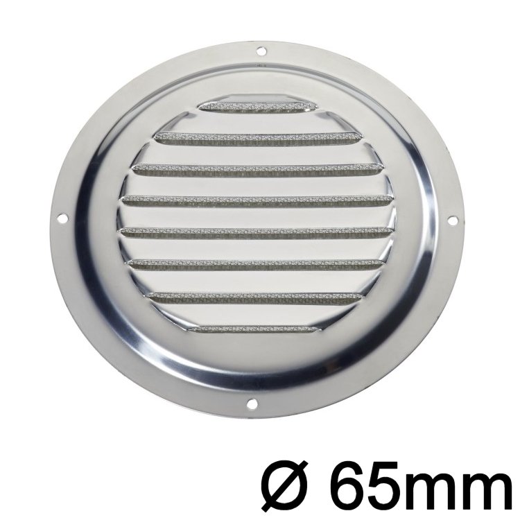 Lüfterblech rund niro 65mm