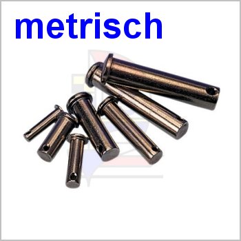Splintbolzen Metrisch