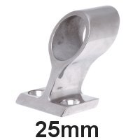 Handlauf-Rohrmittelstück Edelstahl 25mm