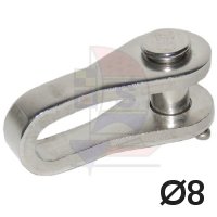 Selden Toggle  Auge / Gabel 8mm Hasselfors