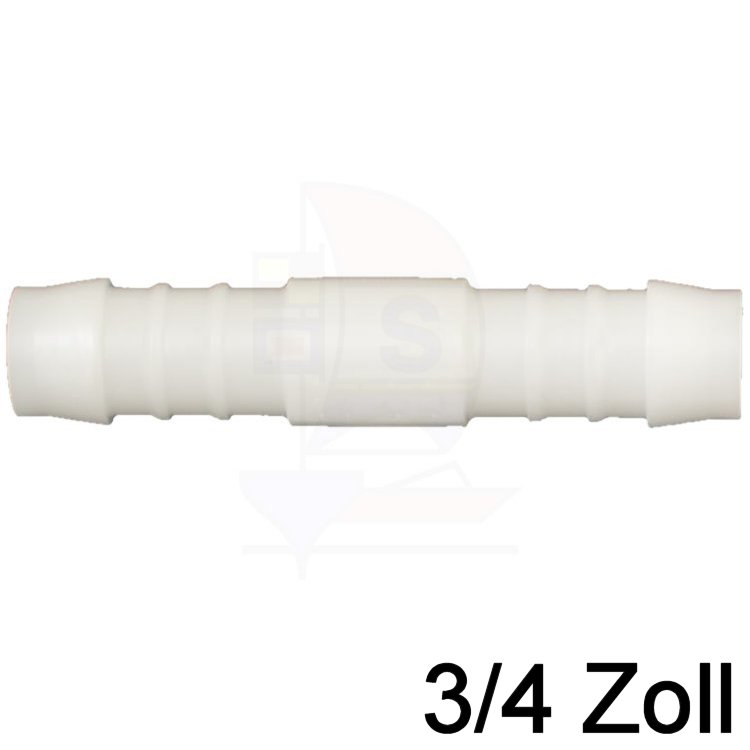 Schlauchverbinder Gerade 3/4 Zoll