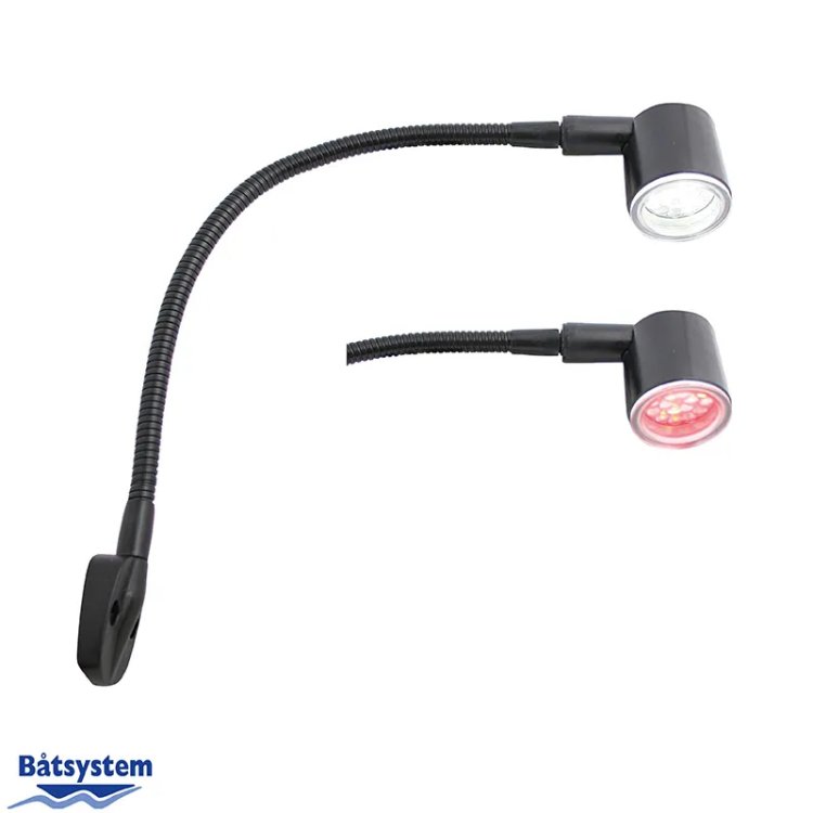 Båtsystem Kartentischleuchte LED 330 rot / weiß