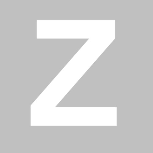 Klebebuchstabe 100mm weiß Z