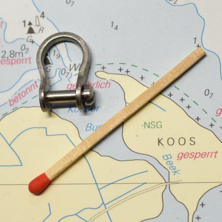 Schäkel RF613S geschweift 3mm