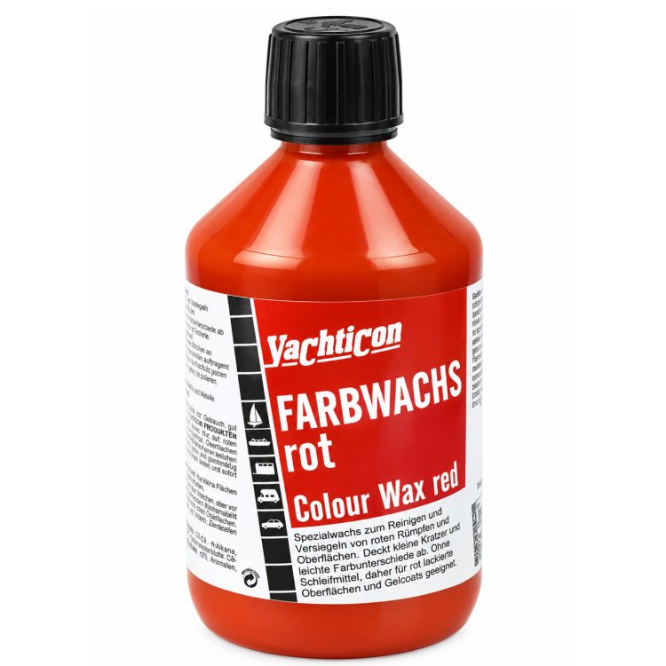 Yachticon Farbwachs rot 500ml