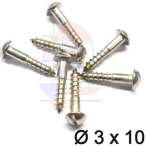 Halbrundkopfschraube 3 (DIN 96) 10mm