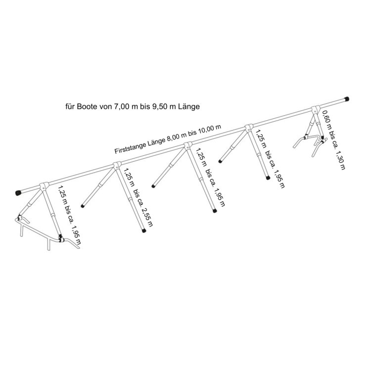 NOA Decksgestell 8-10m
