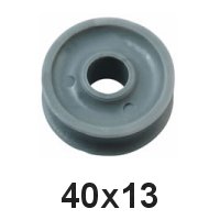 Holt Allen Seilscheibe Acetal 40 x 13 HA 614