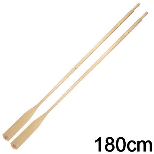 1 Paar Bootsriemen Holz 180cm