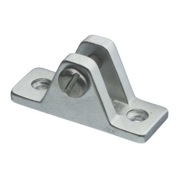 Unterteil gerade für Rohrendstück Alu