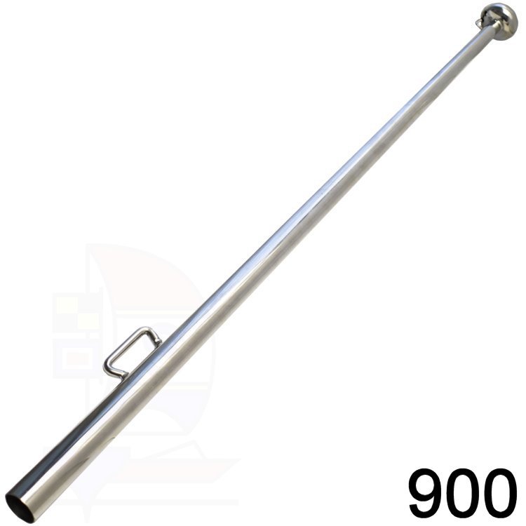 Flaggenstock Edelstahl 900mm