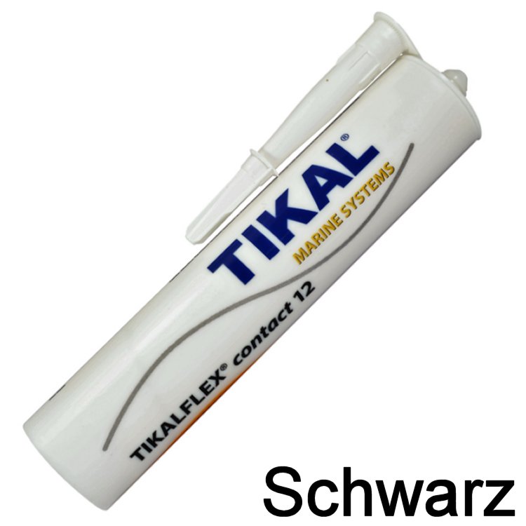 Tikalflex Contact 12 Schwarz Kartusche