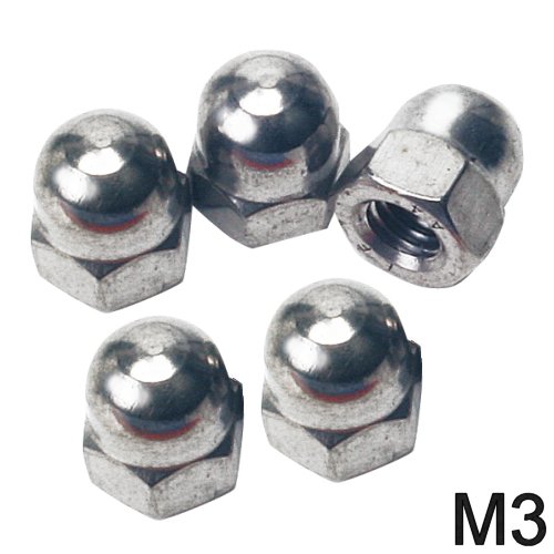 Hutmutter Edelstahl V2A (DIN 1587) M3