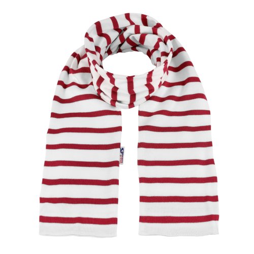 Bretonischer Schal weiß-rot