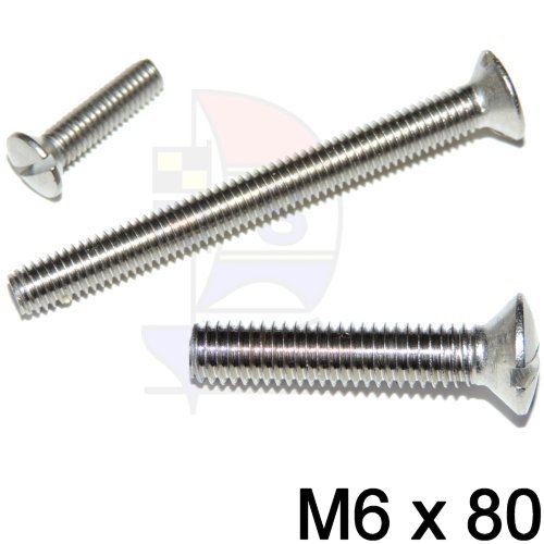 Linsensenkkopfschraube M6 (DIN 964) x 80