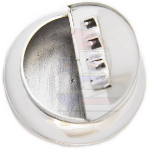 Klappascher 100 Messing verchromt