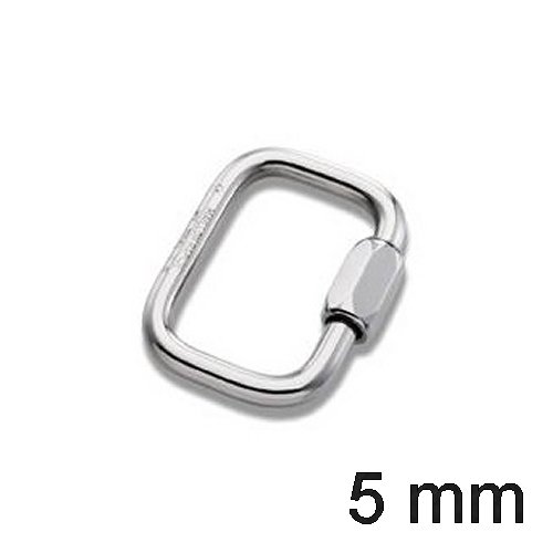 Schraubkettenglied Rechteck 5mm