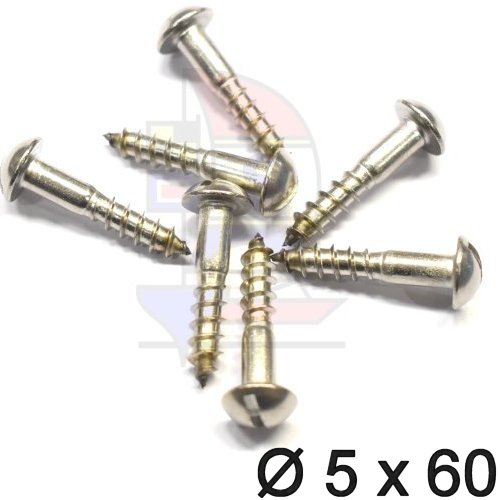 Halbrundkopfschraube 5 (DIN 96) 60mm