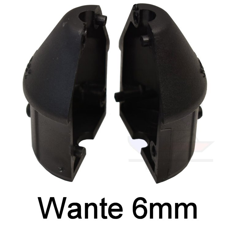 1 Paar Selden Toppkappenhälften für 6mm 319-580