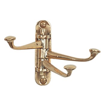 Kleiderhaken 3-fach mit Teller schwenkbar